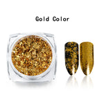 0.5g Mirror Nail Glitter Powder Magic Mirror Powder Pigment Dust Holographic Nail Art UV Gel Polishing Decorations Manicure