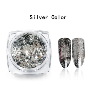 0.5g Mirror Nail Glitter Powder Magic Mirror Powder Pigment Dust Holographic Nail Art UV Gel Polishing Decorations Manicure