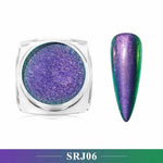 0.5g Mirror Nail Glitter Powder Magic Mirror Powder Pigment Dust Holographic Nail Art UV Gel Polishing Decorations Manicure