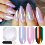 1 Box Mirror Glitter Nail Polish Chrome Pigment Powder DIY Salon Holographic Powder Neon Nail Art Decoration Manicure Decoration