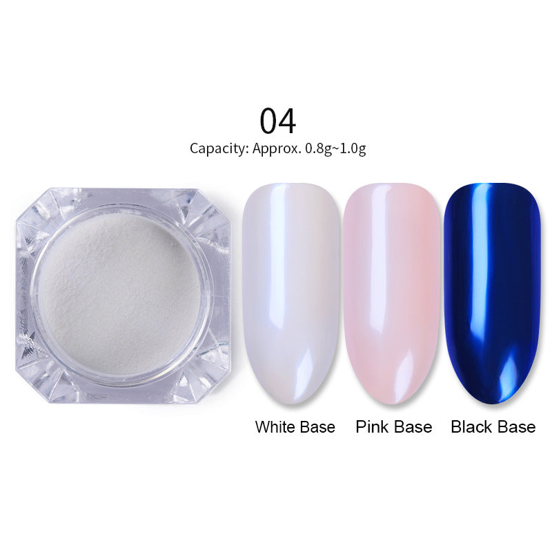 1 Box Mirror Glitter Nail Polish Chrome Pigment Powder DIY Salon Holographic Powder Neon Nail Art Decoration Manicure Decoration