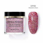 BORN PRETTY Holographic Dipping Nail Powder Glitter Without Lamp Dip Nail Powder Base Top Activator Nail Kit Nail Art Decoration