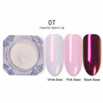 1 Box Pearl Nail Glitter Powder Shiny Mirror Holographic Neon Shimmer Pigment Powder Dust Manicure Nail Art Decorations