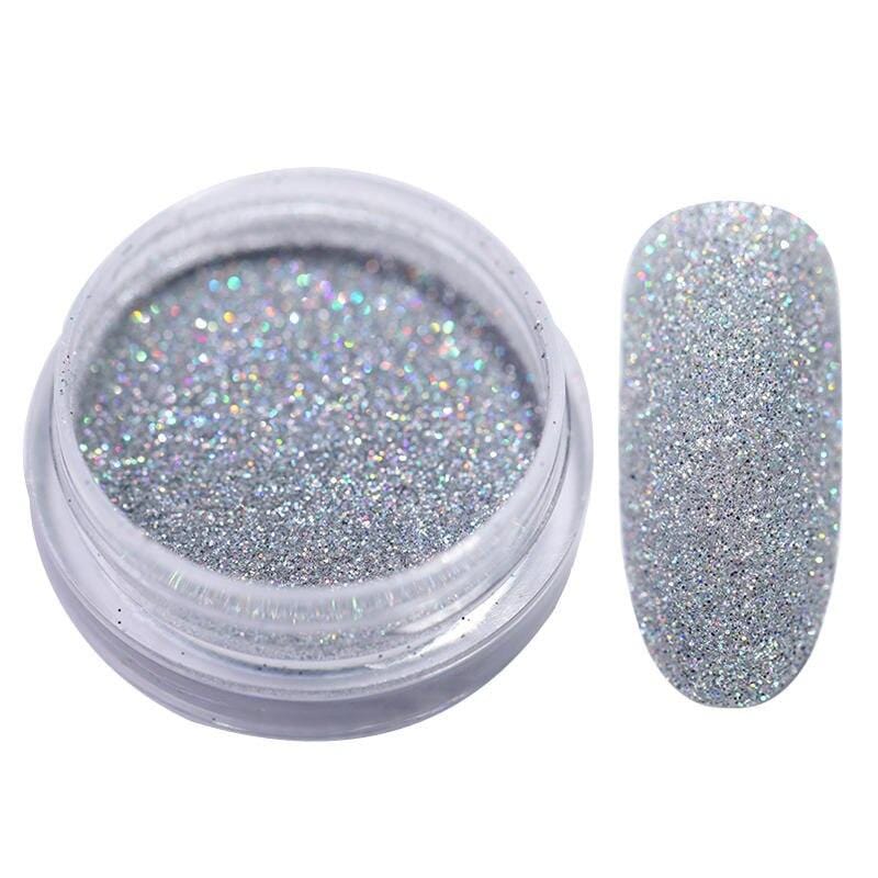 1g/Box Holo Nail Glitter Powder Gradient for UV Gel Polish Nails Decorations Sugar Glitter Dipping Manicure Nail Art