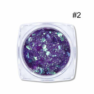 1 Box Holographics Nail Glitter Powder MIxed Butterfly Star Colorful Irregular Flakes Sequins Nail Art Decorations Palliette