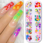 1 Box Holographics Nail Glitter Powder MIxed Butterfly Star Colorful Irregular Flakes Sequins Nail Art Decorations Palliette