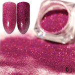 1g Holographic Nail Glitter Powder Gold Sliver Pigment Shinny Chrome Dust Nail Art DIY Decoration For Gel Polishs Nails