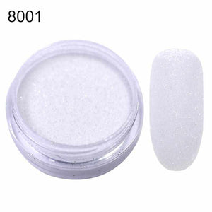 1g Holographic Nail Glitter Powder Gold Sliver Pigment Shinny Chrome Dust Nail Art DIY Decoration For Gel Polishs Nails