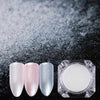 1.5g/Box Nail Powder Glitter Pearl Shell Shinny White Colors Pigment Dust Shimmer Nail Art Powder Decorations DIY