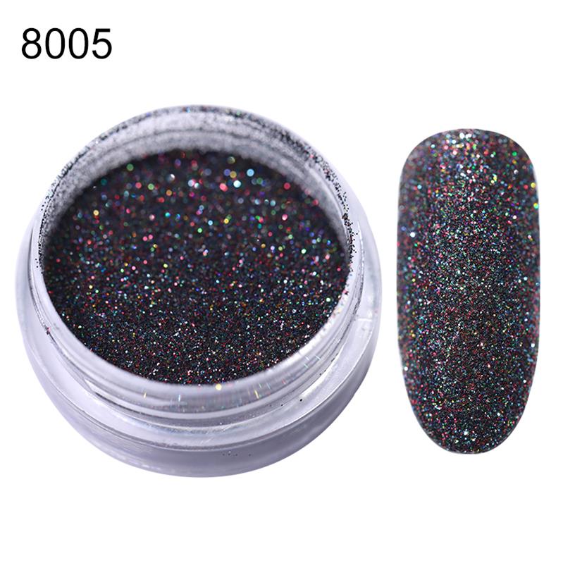 0.5g 1g Holographic Laser Powder Pink Gradient Nail Art Glitter Chrome Powder Pigment Manicure Nail Gel Polish Glitter Dust