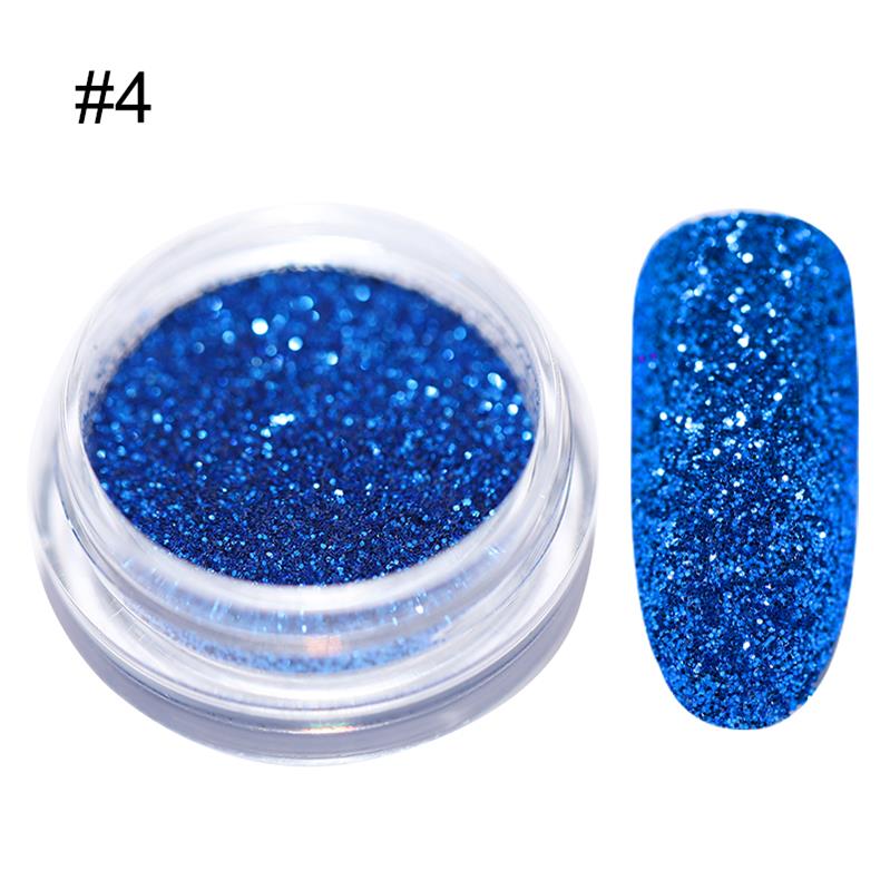 0.5g 1g Holographic Laser Powder Pink Gradient Nail Art Glitter Chrome Powder Pigment Manicure Nail Gel Polish Glitter Dust