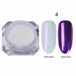 0.5g 1g Holographic Laser Powder Pink Gradient Nail Art Glitter Chrome Powder Pigment Manicure Nail Gel Polish Glitter Dust