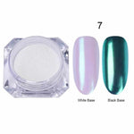 0.5g 1g Holographic Laser Powder Pink Gradient Nail Art Glitter Chrome Powder Pigment Manicure Nail Gel Polish Glitter Dust