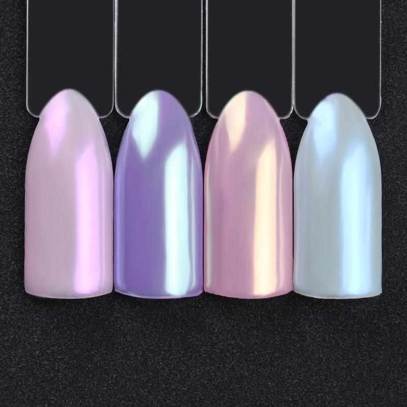 1 Box 1g Nail Pearl Nail Glitter Powder Mirror Matte Effect Glitter Laser Dust Manicure Shimmer Pigment Nail Decoration