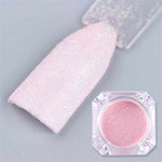 1 Box 1g Nail Pearl Nail Glitter Powder Mirror Matte Effect Glitter Laser Dust Manicure Shimmer Pigment Nail Decoration