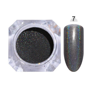 1g Chameleon Nail Powder Mirror Matte Effect Chrome Manicure Nail Art Pigment Powder Glitter Nail Dust 4 Colors UV Gel Polish