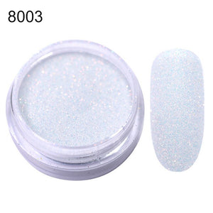 1g Chameleon Nail Powder Mirror Matte Effect Chrome Manicure Nail Art Pigment Powder Glitter Nail Dust 4 Colors UV Gel Polish