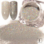 1g Chameleon Nail Powder Mirror Matte Effect Chrome Manicure Nail Art Pigment Powder Glitter Nail Dust 4 Colors UV Gel Polish