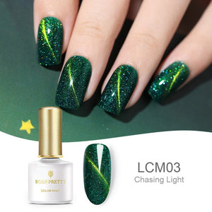 BORN PRETTY Shimmer 3D Cat Eye Nail Gel Polish 6ml Magnetic Gel Soak Off UV Gel Manicure Nail Art Gel Lacquer Varnish