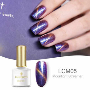 BORN PRETTY Shimmer 3D Cat Eye Nail Gel Polish 6ml Magnetic Gel Soak Off UV Gel Manicure Nail Art Gel Lacquer Varnish